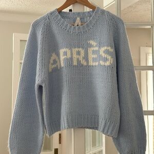 Dreamers Light Blue 'APRÈS' Sweater